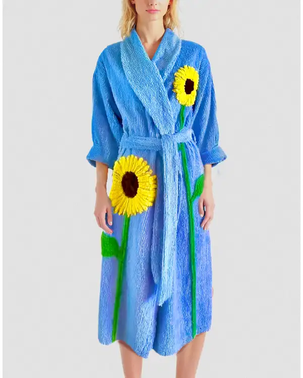 Ellen Degeneres Mr. Wrong Sunflower Bathrobe