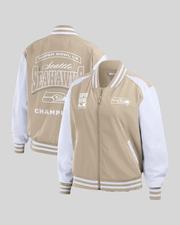 Erin Andrews Super Bowl LX Champions Bomber Jacket