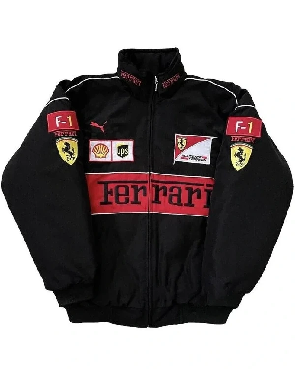 Ferrari Vintage Racing Black Jacket sale