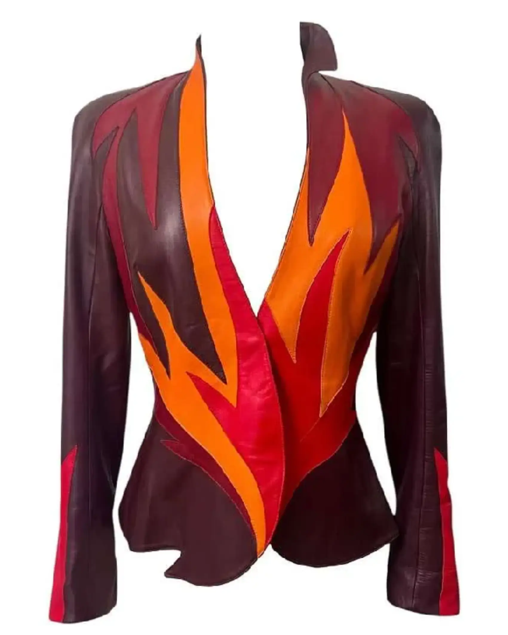 Happy New Year 2026 Dua Lipa Leather Blazer for sale