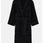 Ivy Wiza All Black Versace Bathrobe