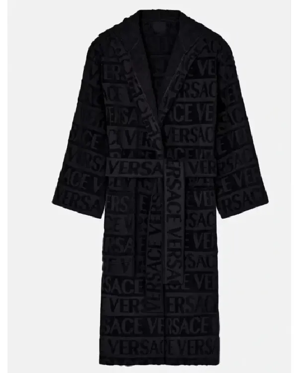 Ivy Wiza All Black Versace Bathrobe