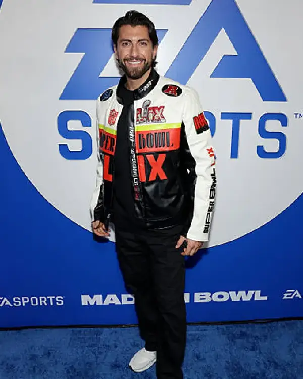 Jason Tartick Super Bowl LX Leather Jacket