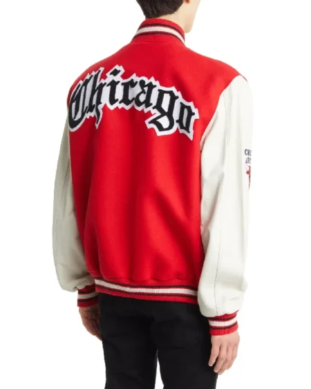 Jeff Hamilton Chicago Bulls 75th NBA Red and White Wool