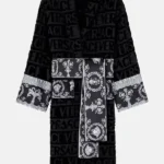 Ken Koepp Black And White Colorblack Versace Bathrobe