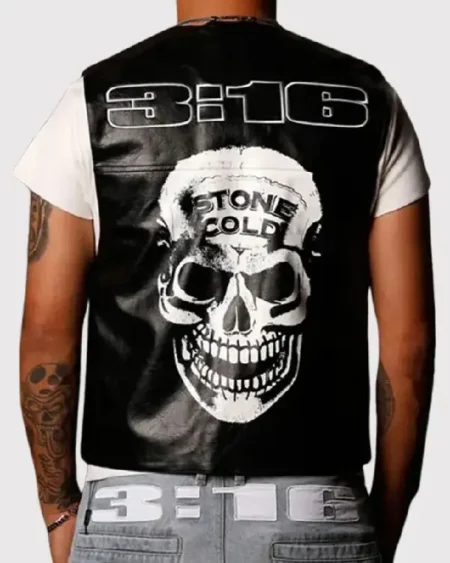 Loiter X WWE Stone Cold Leather Vest For Sale