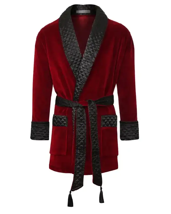 Luxury Belgravia Short Velvet Smoking Jacket
