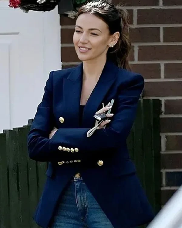 Maya Stern Fool Me Once TV Series Blue Blazer