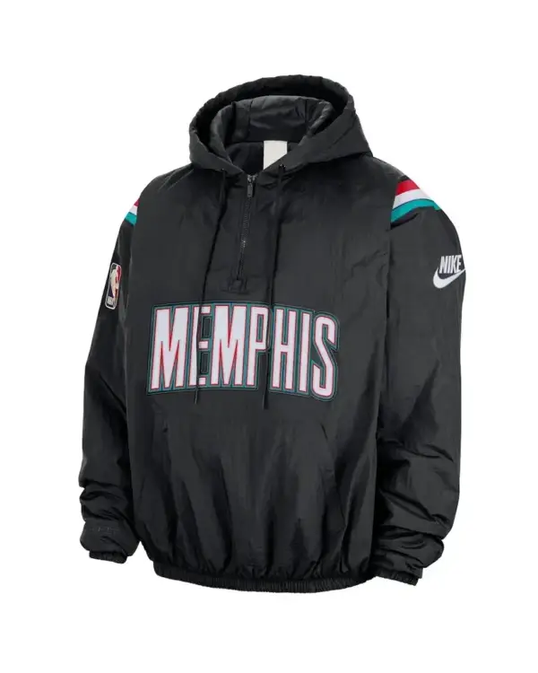Memphis Grizzlies Nike Half-Zip Hooded Jacket sale