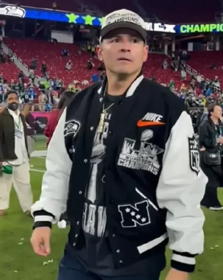 Mike Macdonald 2026 Super Bowl Varsity Jacket