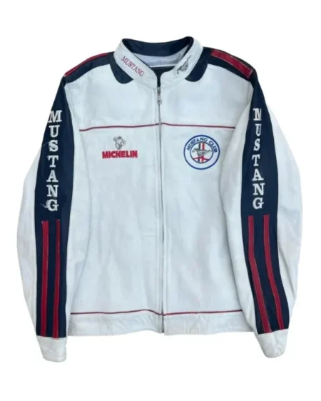 Mustang Mexico Vintage Racing Leather Jacket