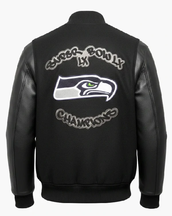 NFL Super Bowl LX’ 2026 Champions Seattle Seahawks Black