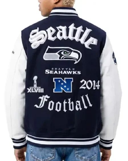 NFL Super Bowl LX Varsity Jacket For Sale