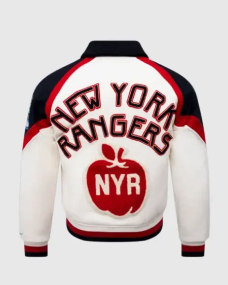 New York Rangers Winter Classic Varsity Jacket For Sale