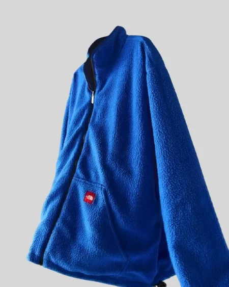 North Face Red Box Reversible Fleece Jacket For Sale