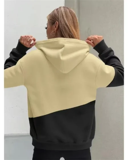 Perfectly Imperfect Two-Tone Diagonal Beige Color