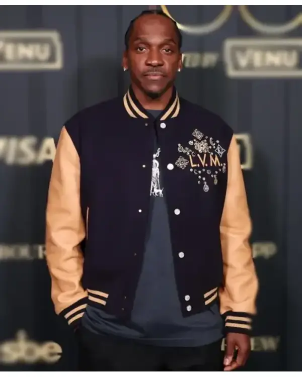 Power 100 Party Pusha T Varsity Jacket sale