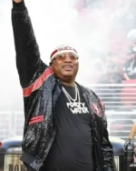 Rapper E-40 San Francisco 49ers Black Sequin