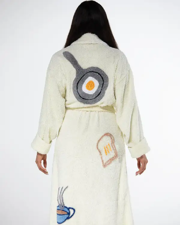 Re Creation Shop Perfect Breakfast Chenille Bathrobe 2025 Sale