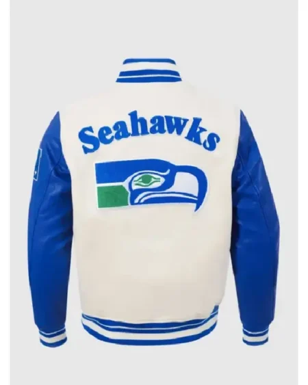 Seattle Seahawks NFL Wool Varsity Jacket For Sale