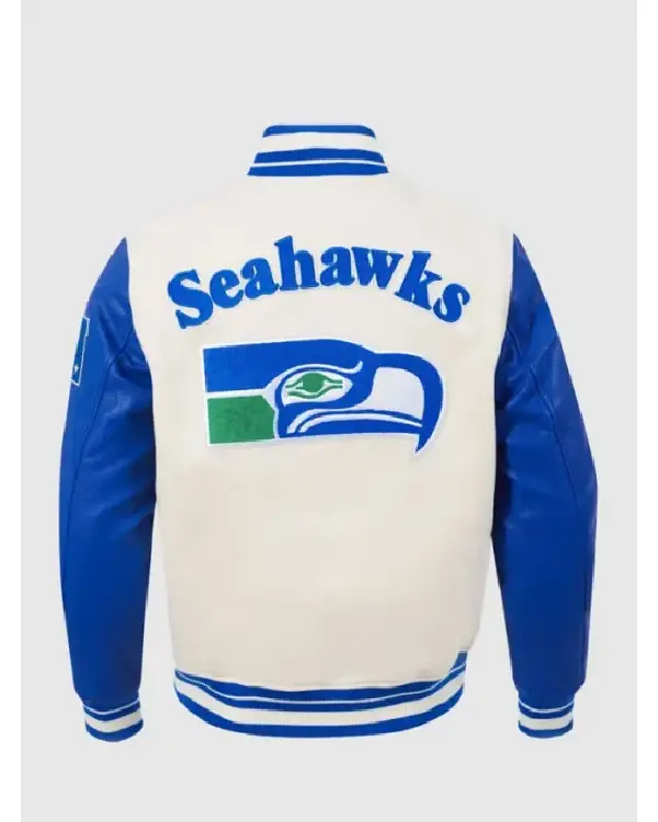 Seattle Seahawks NFL Wool Varsity Jacket For Sale