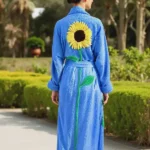 Shop Beauty sunflower Chenille Bathrobe Sale
