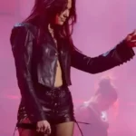 Shop Dua Lipa BRIT Awards 2024 Black Leather Jacket For Women For Sale