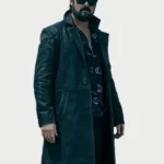 Shop Karl Urban The Boys Billy Butcher Black Cotton Coat