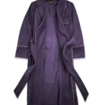 Shop Mens Soft Plush Robe Purple Fleece