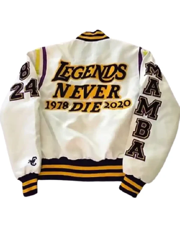 Shop Mens and Womens Kobe Bryant Legends Never Die Jacket Sale Style 1