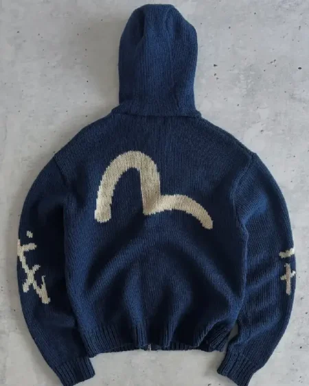 Shop Now Evisu Knit 2026 Zip-Hoodie For Sale
