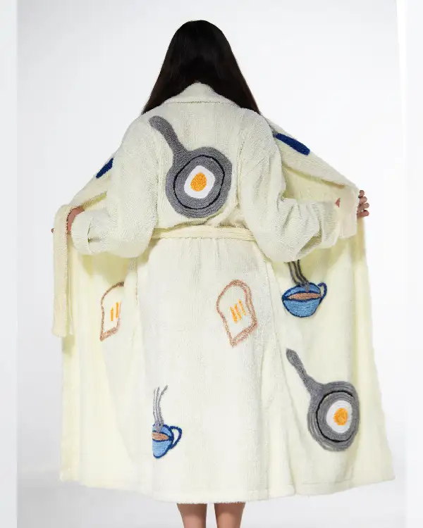 Shop Perfect Breakfast Chenille Bathrobe 2025 Sale