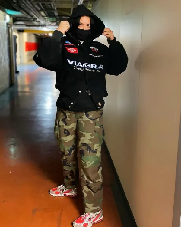 Shop Vintage Viagra Nascar Racing Jacket black