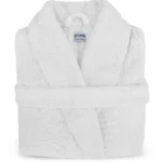 Shop Womens White Terry Cotton Bathrobe Sale