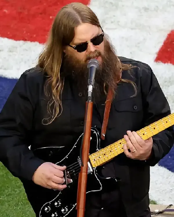 Super Bowl LVII Chris Stapleton Black Jacket