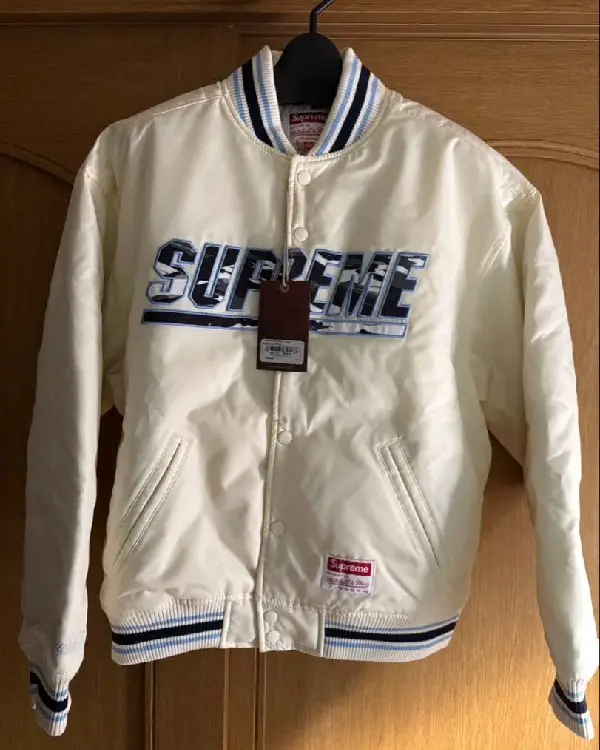 Supreme 26 White Bomber Jacket