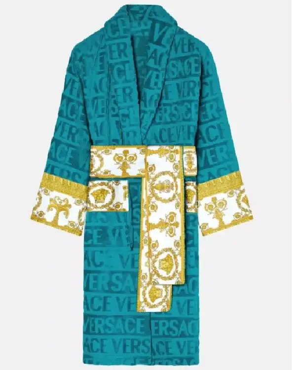 Teal Versace Robe - Jacket Craze