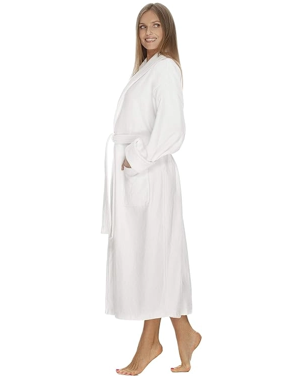 Terry Cloth Bathrobe by BOCA TERRY Luxury Robe for Women