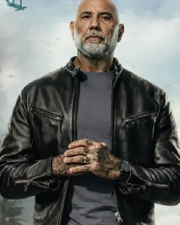 The Wrecking Crew Dave Bautista Black Leather Jacket