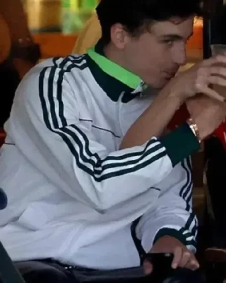 Timothee Chalamet Adidas Saint-Etienne White Track Jacket