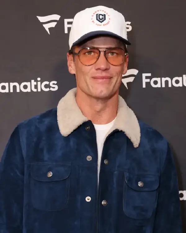 Tom Brady Super Bowl 2026 Blue Jacket sale