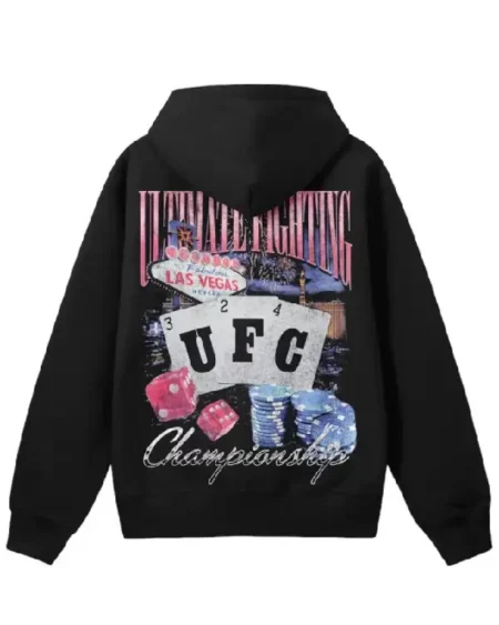 UFC 324 Las Vegas Championship Black Hoodie