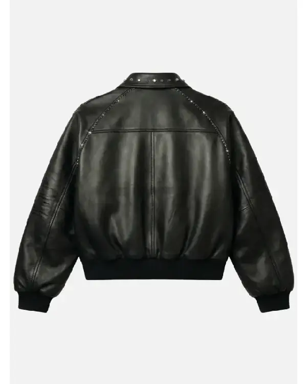 VIVET Cross Leather Jacket sale