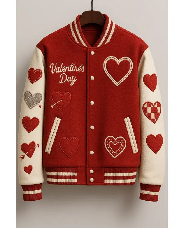 Valentine Day Embroidered Jacket