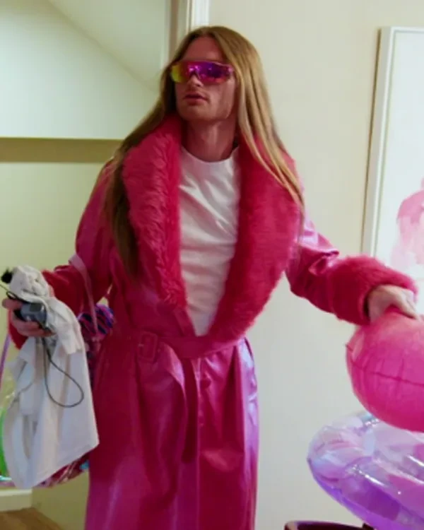 Vanderpump Rules S12 Venus Binkley Pink Leather Coat