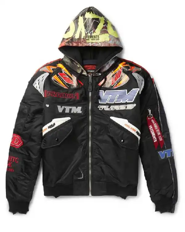 Vetements X Alpha Industries Hooded Racing Jacket