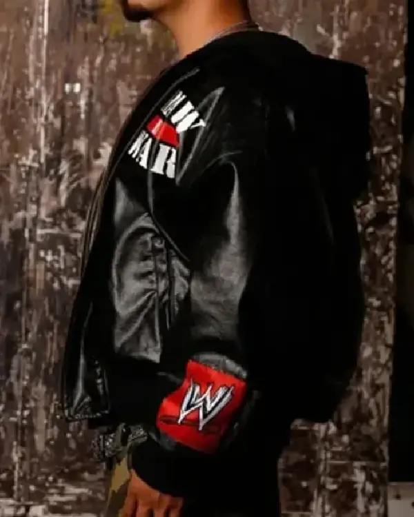 WWE Raw Is War Black Leather Jacket For Sale