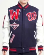 Washington Nationals Mash Up Varsity Jacket