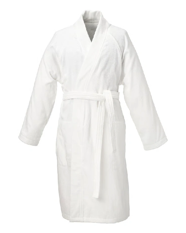 Womens Lazy Mornings Terry Whaite Bathrobe