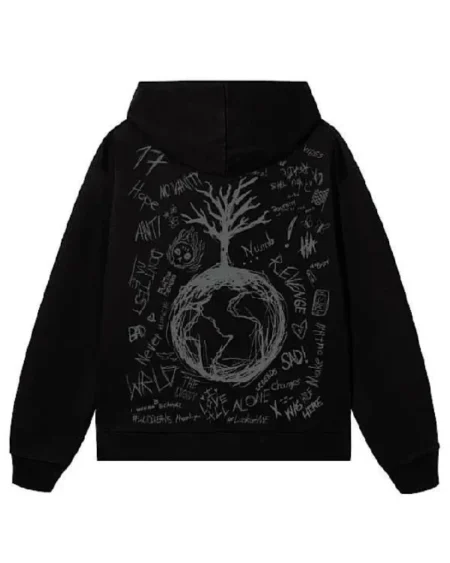 Xxxtentacion Heart Graphic Hoodie